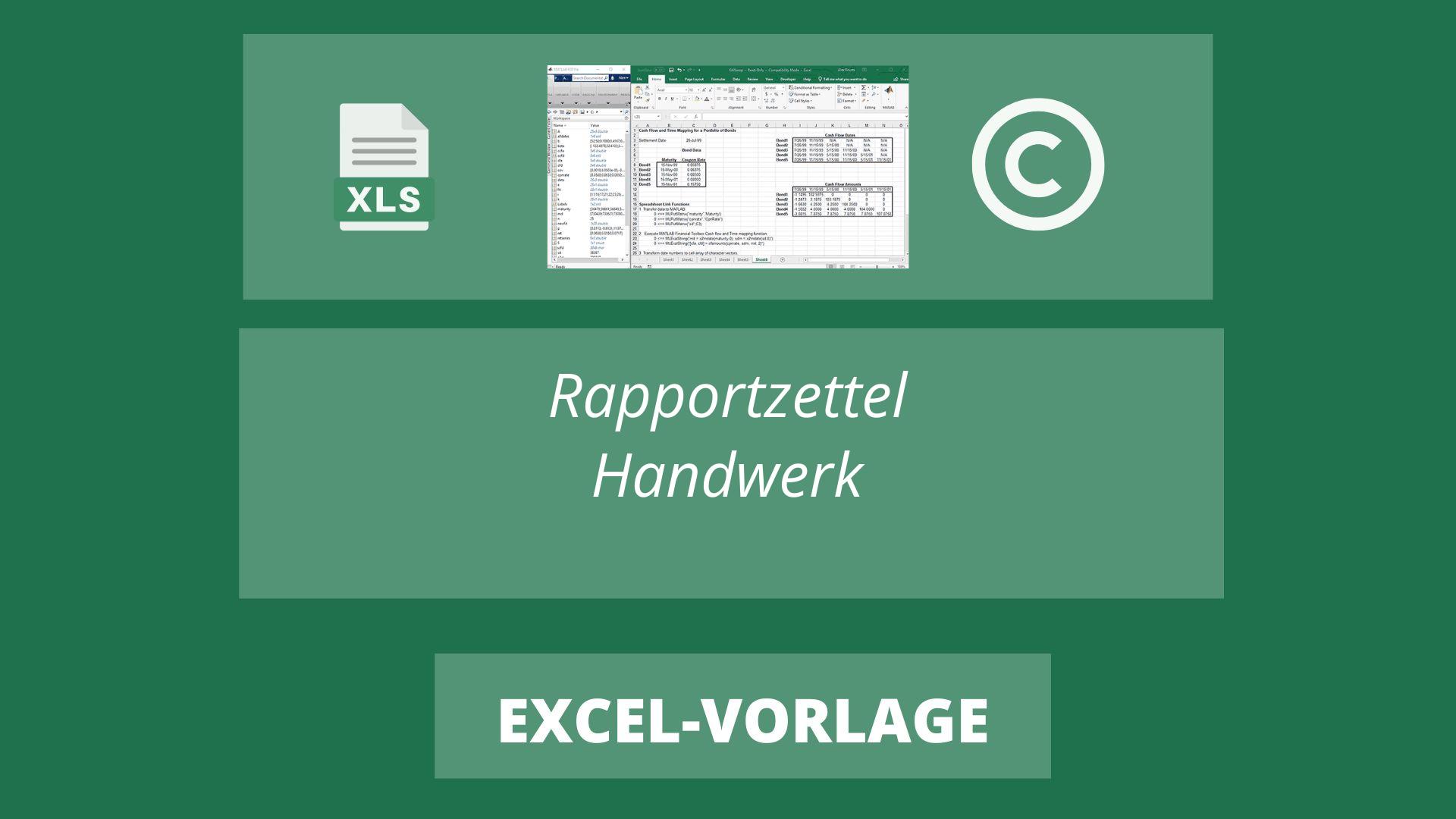 Rapportzettel Handwerk